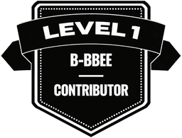 B-BBEE Level 1 contributor, 135% procurement recognition