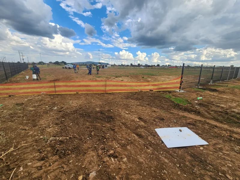Setting out a new fence line