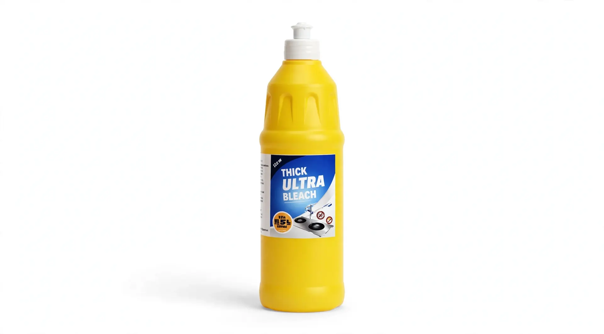 A yellow bottle of Thick Ultra Bleach