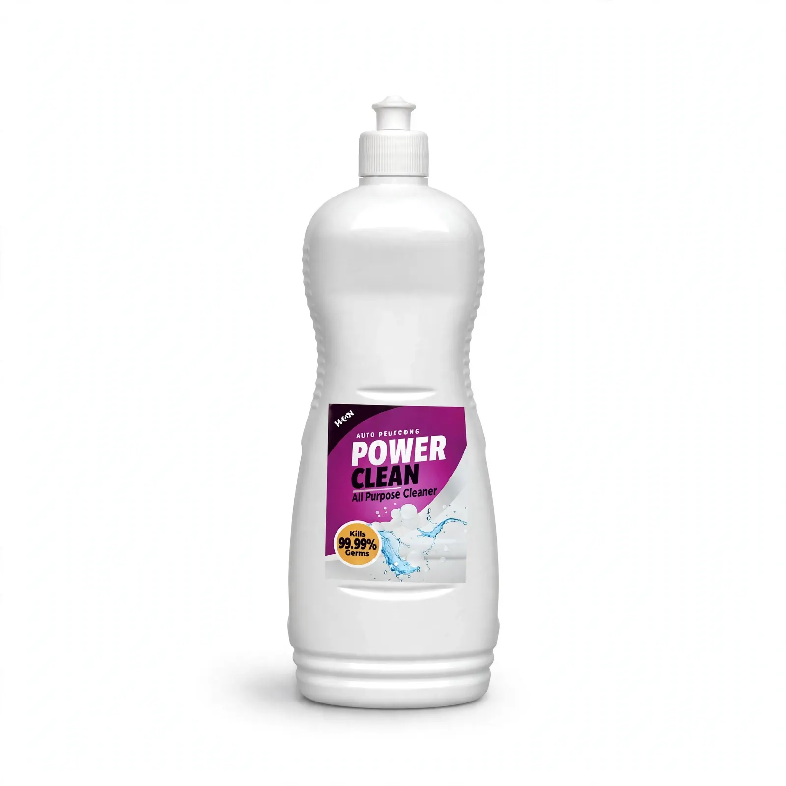 A squeeze bottle of POWER Clean