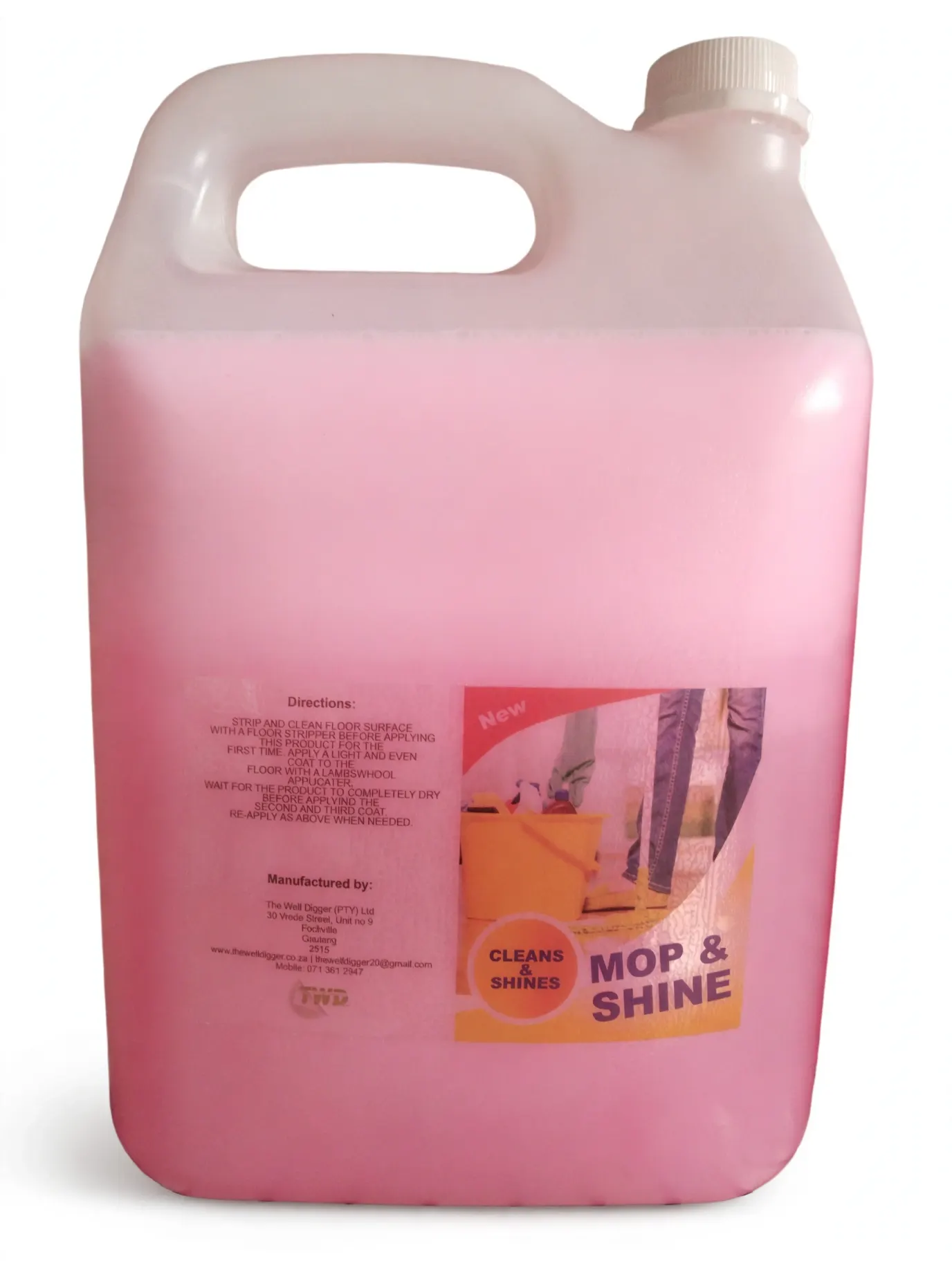 Mop & Shine in a 5 litre container