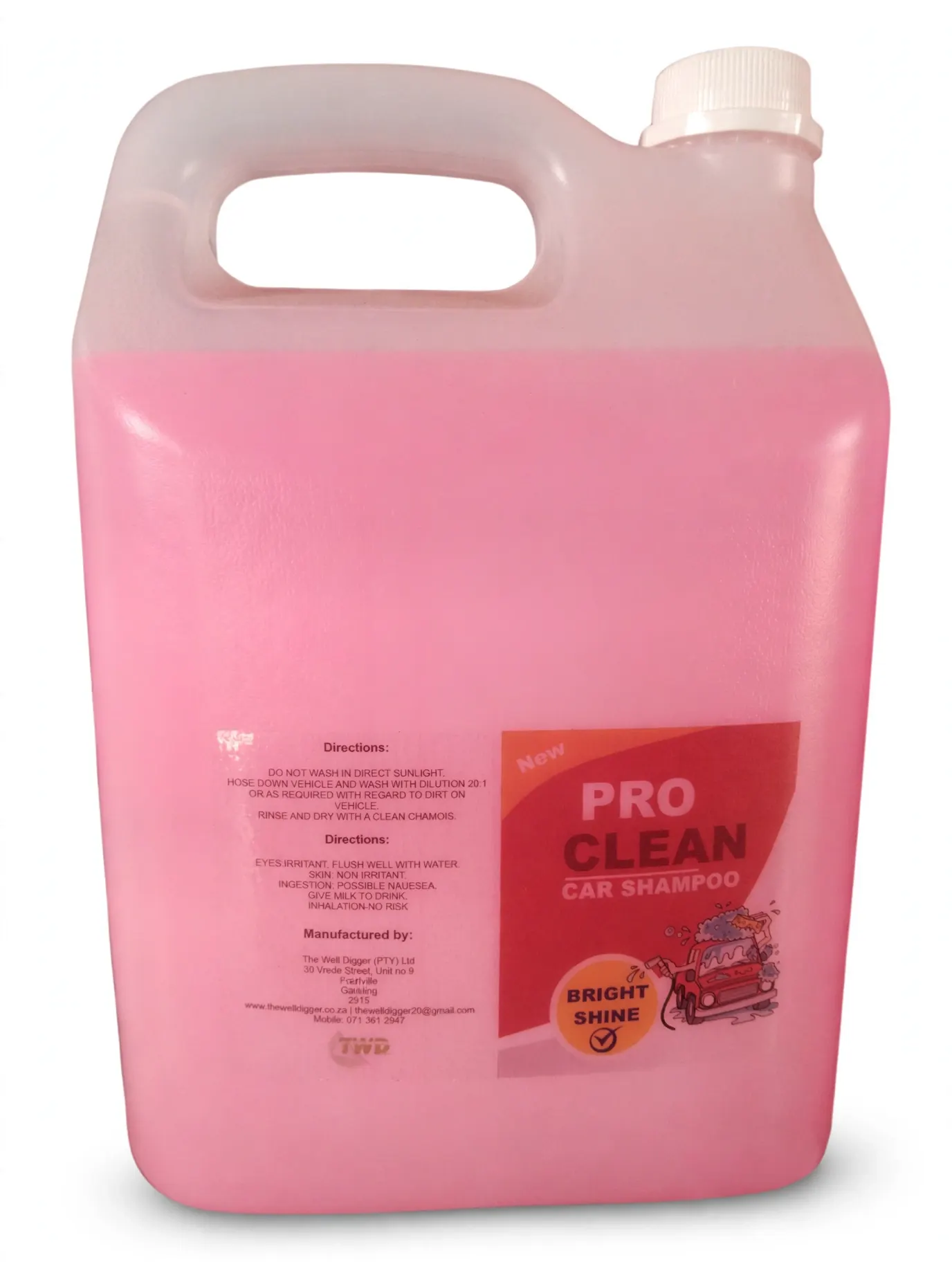 Pro Clean in a 5 litre container