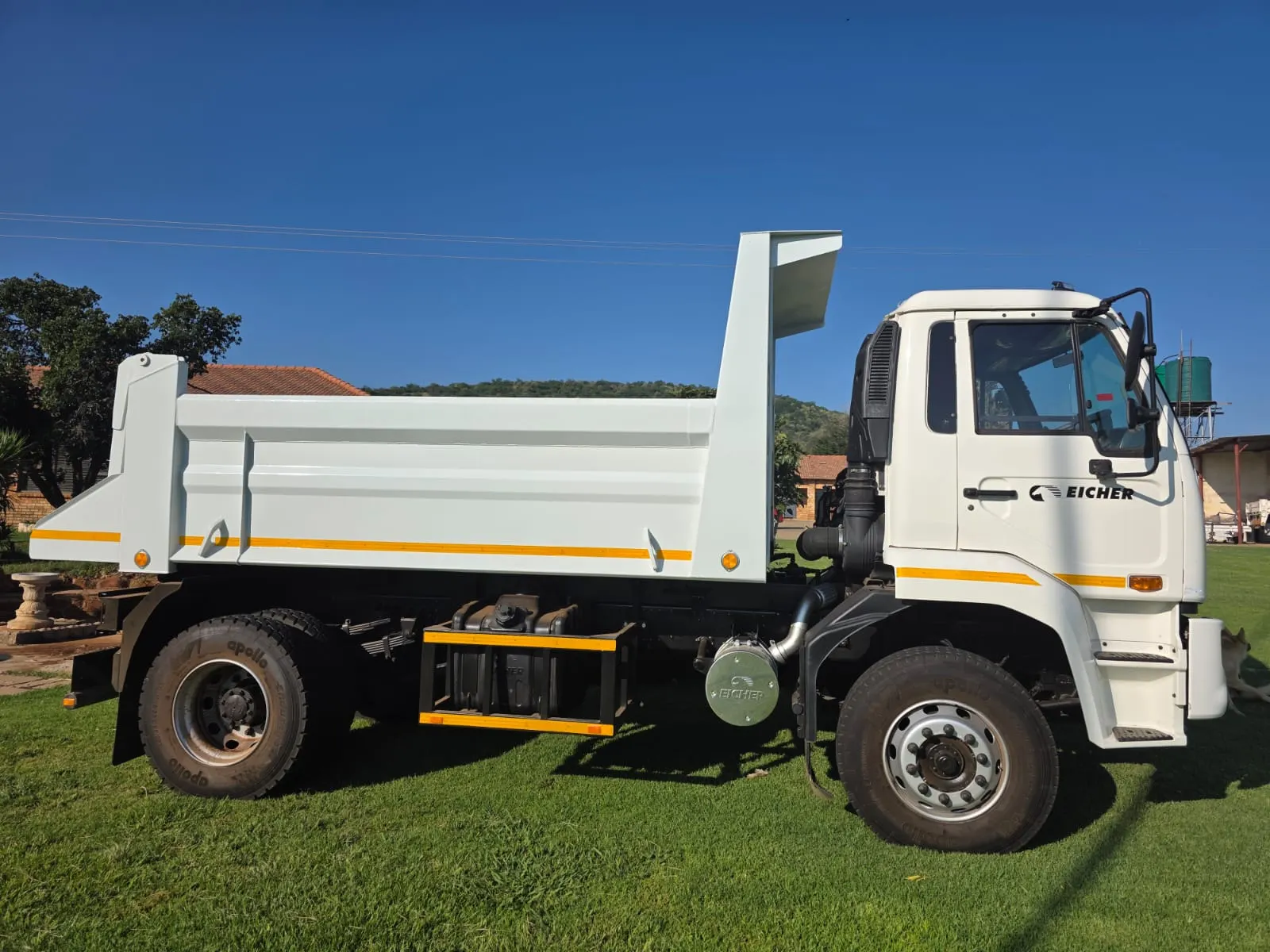 The tipper truck